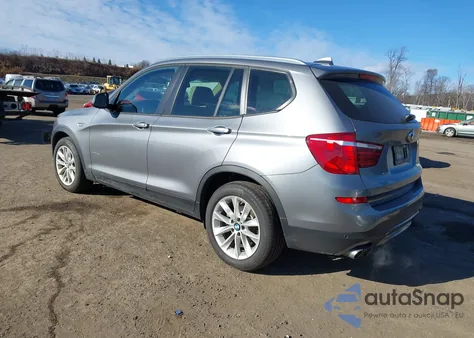 2016 BMW X3 xDrive28I из США, поврежденный, VIN 5UXWX9C57G0D64767
